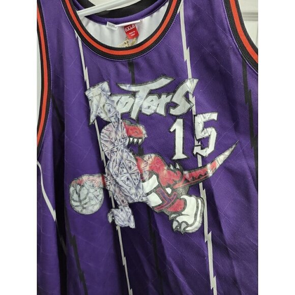 Mitchell & Ness Raptors 1998-99 75th Diamond Swingman Jersey 15 Carter Size 6XLB - Picture 3 of 9